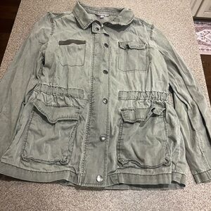 Rubbish Sage Green Utility Jacket
